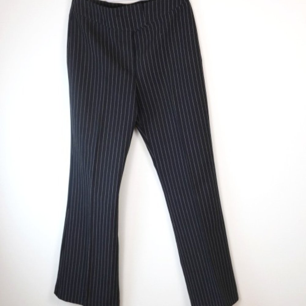M Collection- Black pin striped dress slacks